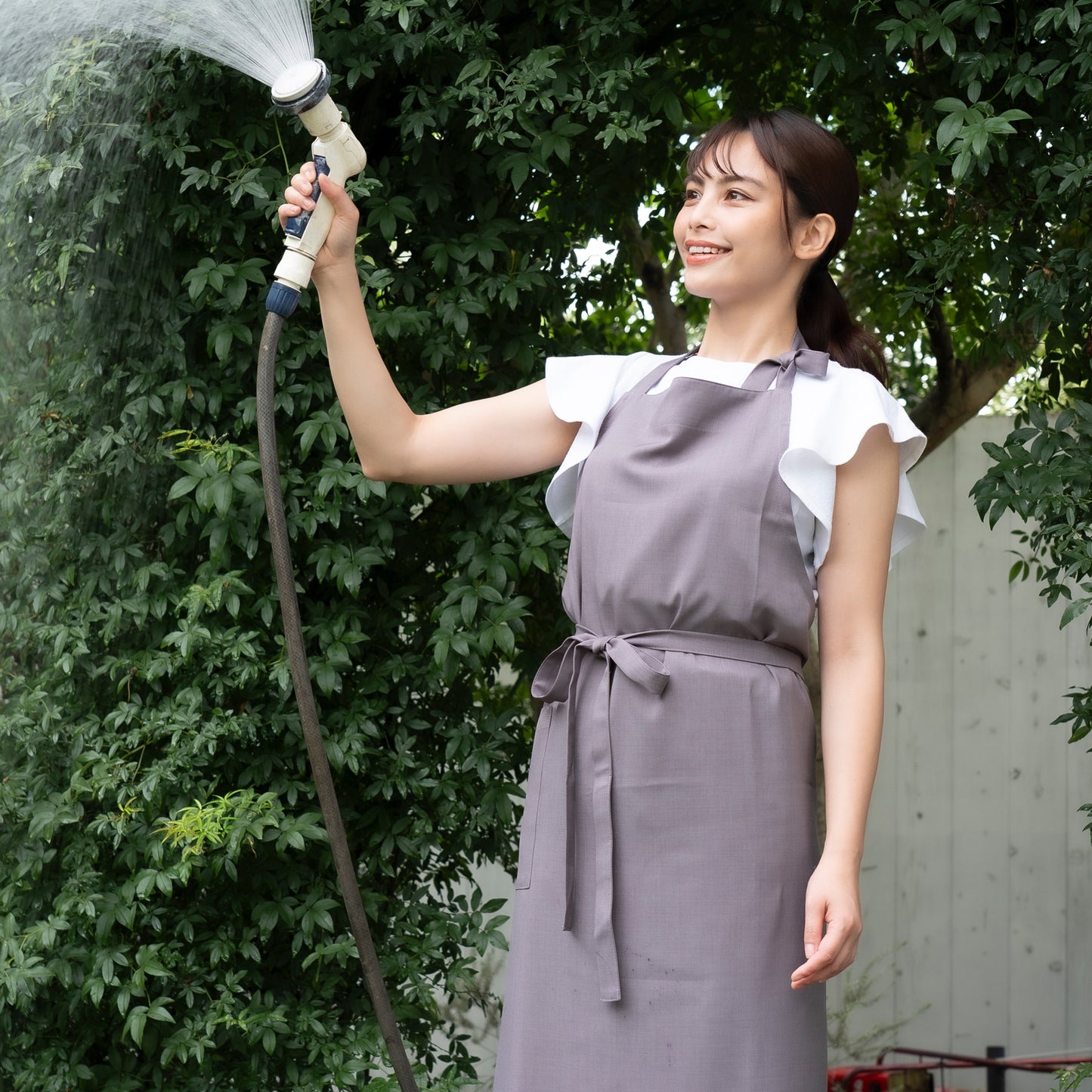 ロングエプロン(ブラック)