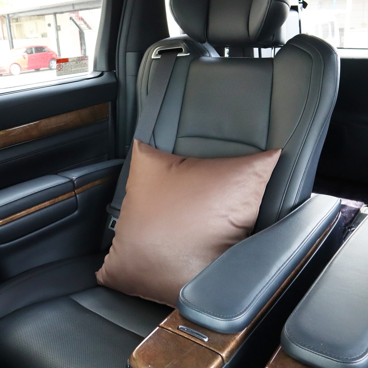 【クッションカバー単品】「Leather-Po(レザーポ)」レザーっぽいのに洗えるクッション(ダークブラウン)