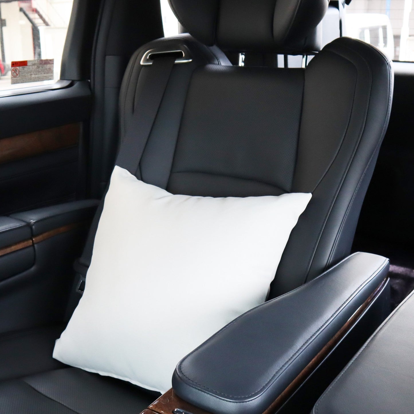 【クッションカバー単品】「Leather-Po(レザーポ)」レザーっぽいのに洗えるクッション(オイスタークリーム)