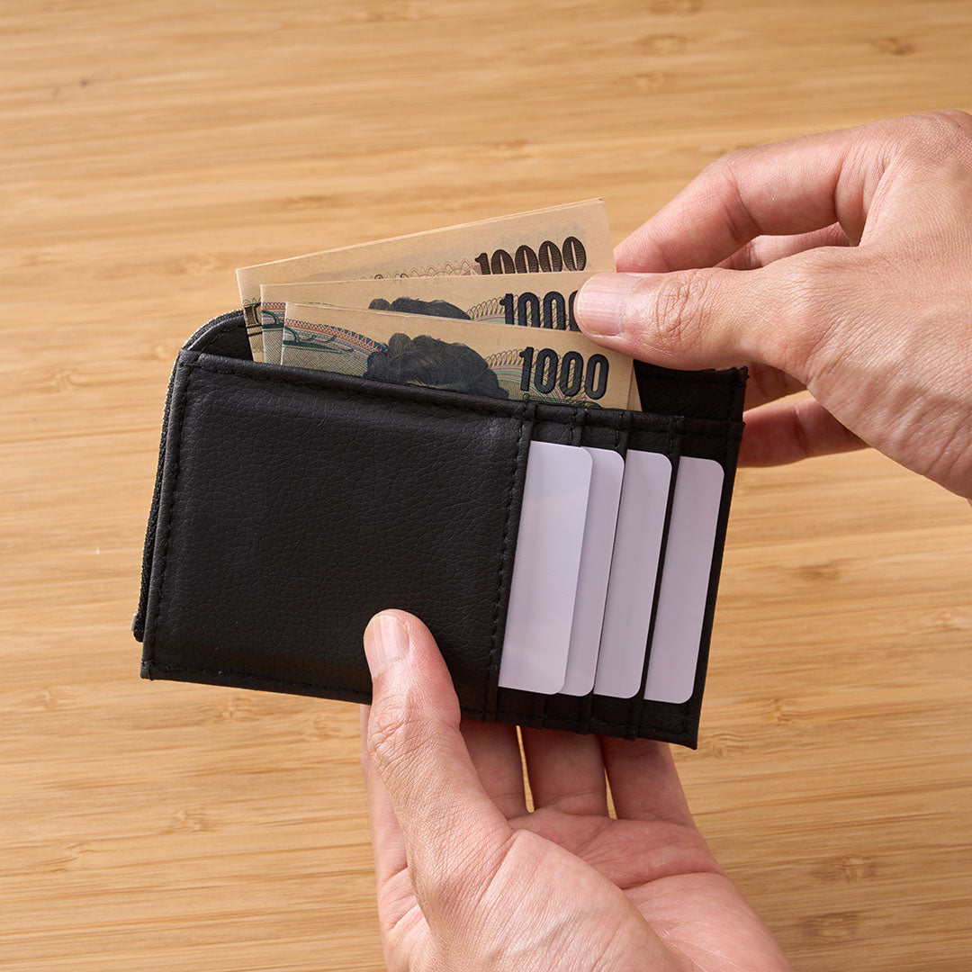 Mini Wallet(ブラック) – ARASAWA 縫製雑貨の専門ショップ