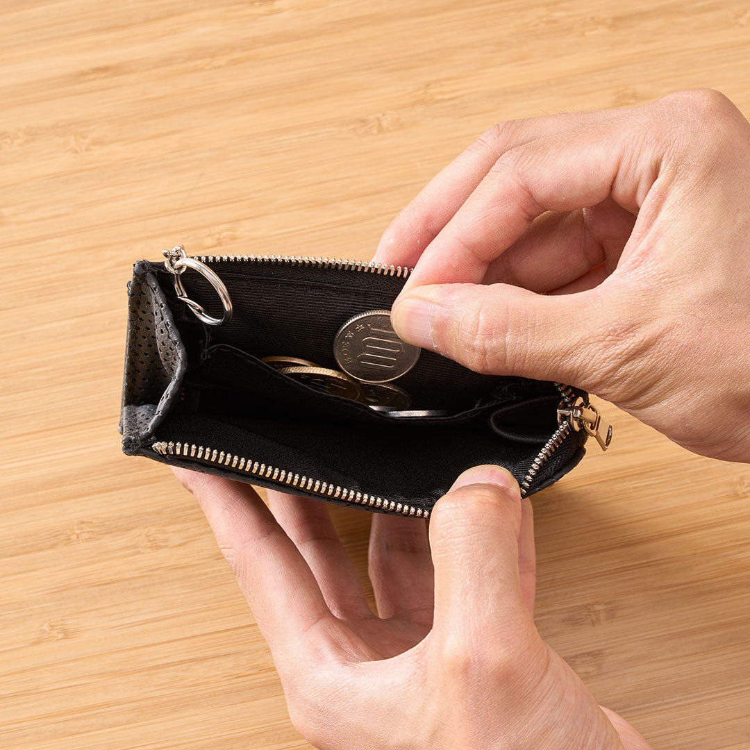 Mini Wallet(ブラック) – ARASAWA 縫製雑貨の専門ショップ