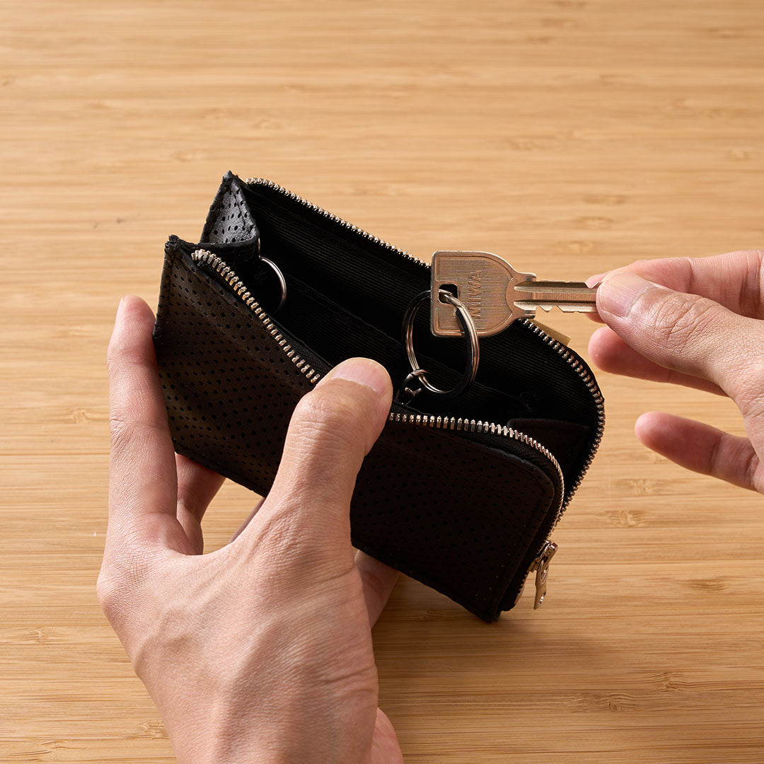 Mini Wallet（ブラック） – ARASAWA 縫製雑貨の専門ショップ