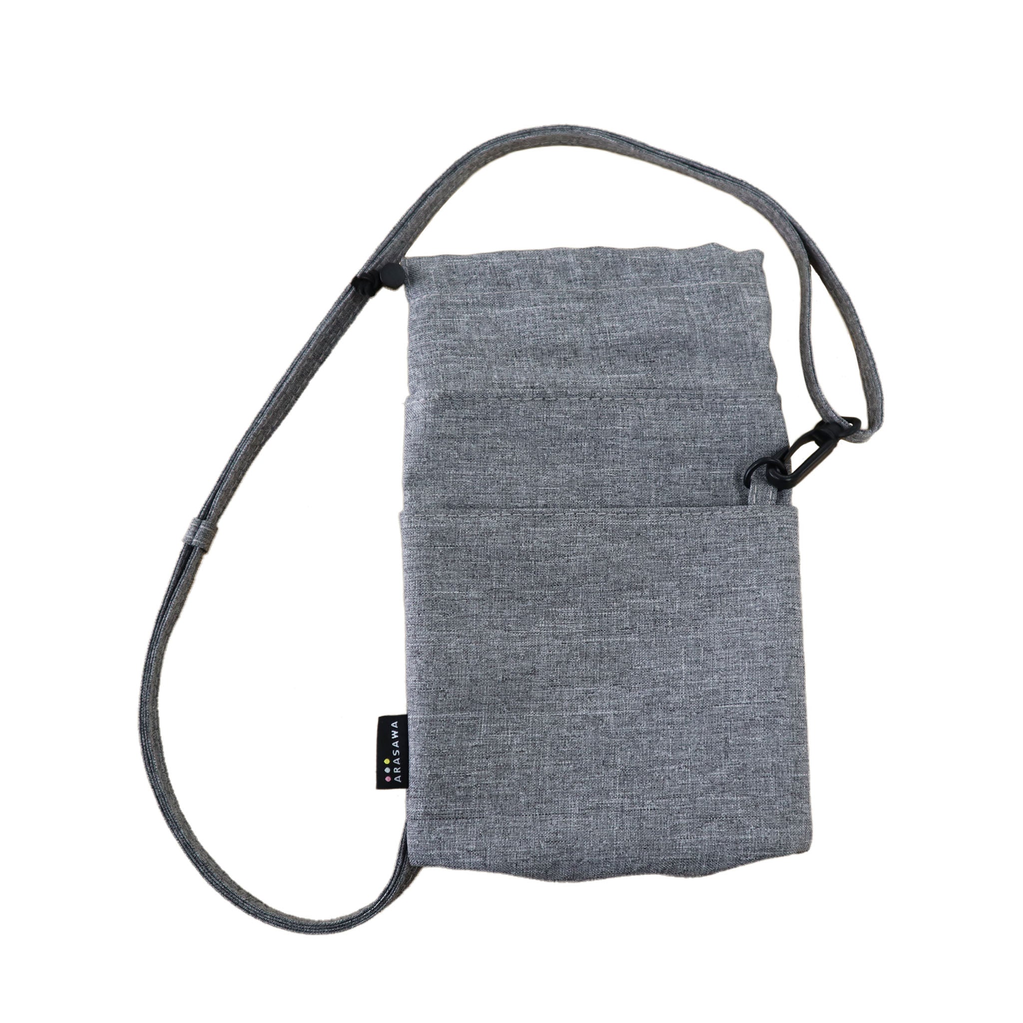 洗濯可！保冷温ボトルカバー（杢グレー） – ARASAWA 縫製雑貨の専門